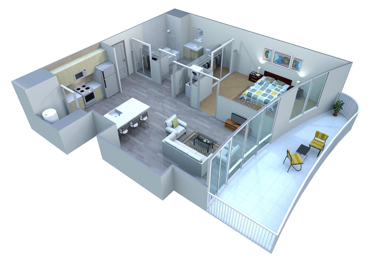 Placemakr Premier Sobro Nashville Luaran gambar 3D floor plan