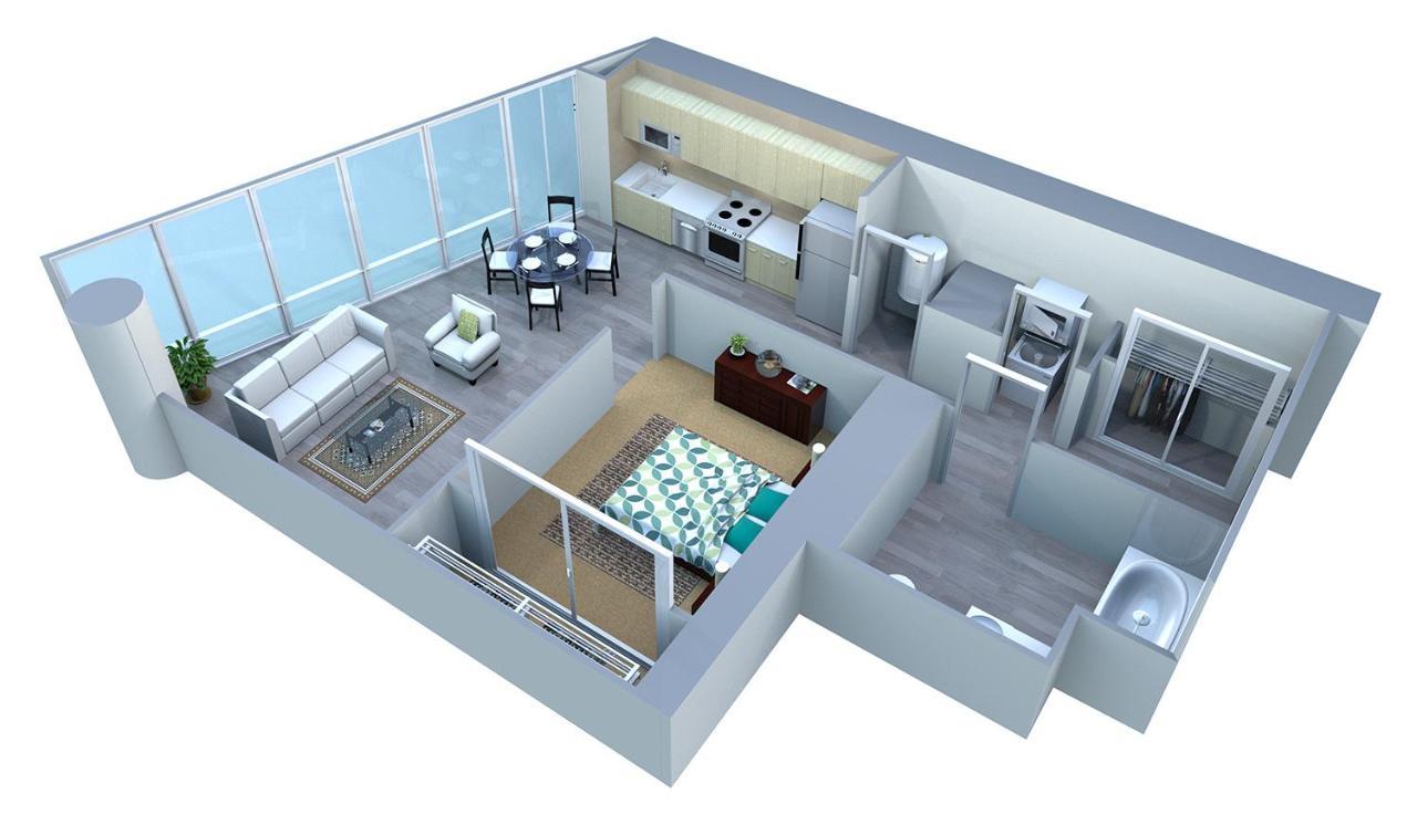 Placemakr Premier Sobro Nashville Luaran gambar 3D floor plan